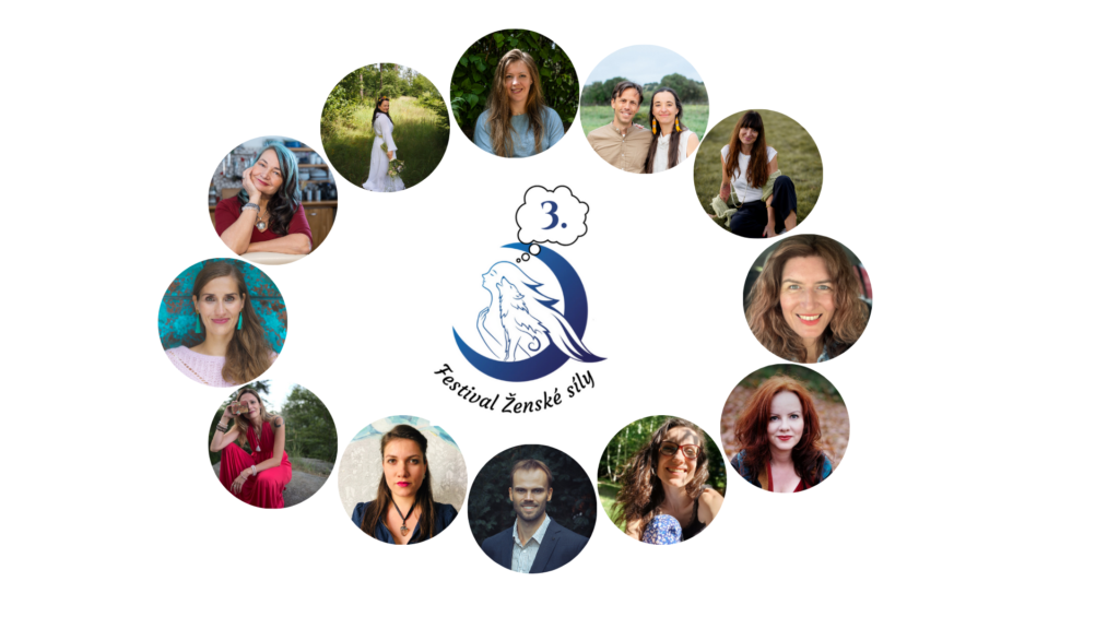 Hosté Festivalu 6enské síly 2025 Natasha Matějkovi Jana Rosa Matulová Petra Uríková Simona Brusová Dana Klímová Hřívová KH Štěpánka Straka Michal Gondek Samandra Osho zen tarot