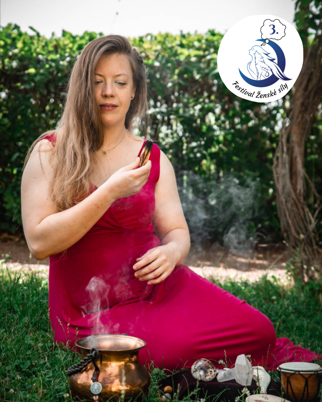 Dana Klímová Hřívová okouzlena festival ženské síly 2025 psychologie jung magie mystika čarodějka nevědomí výklad snů kvantování terapie rituály archetypy sebepoznání řeč duše symboly kelti slovani asatru egypt šaman navajo siouix lakota dakota nakota
