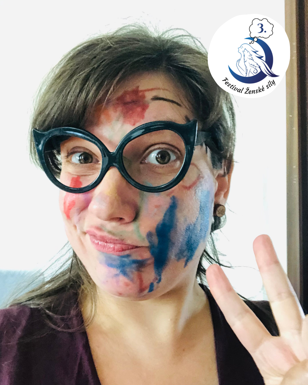 Veronika Hudcová Pluhař malířka série obrazů Šaman umění malba výstava galerie brno festival ženské síly 2025