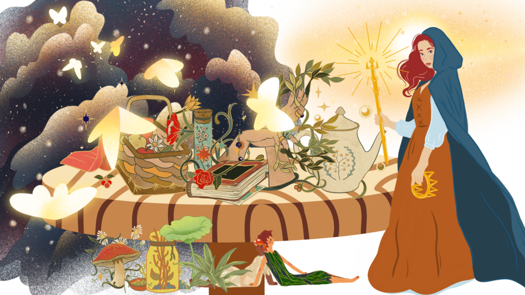 Velká čarodějka kurz Brno okouzlena magie šamanismus alchymie osobní rozvoj trénink výcvik certifikace kvalifikace rodová linie žena dítě léčit jak pomoci pomoct jak zlepšit vztah jak spravit vztah jak změnit